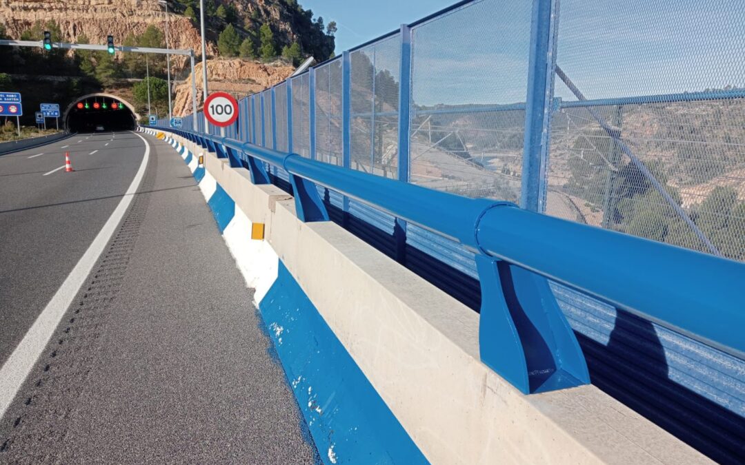 PINTADO BARANDILLAS AUTOVIA A-3